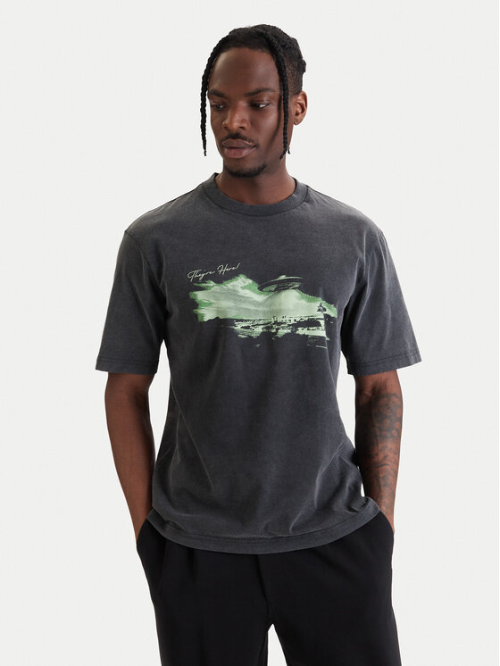 HUGO HUGO T-shirt Nextralio 50560090 Nero Regular Fit