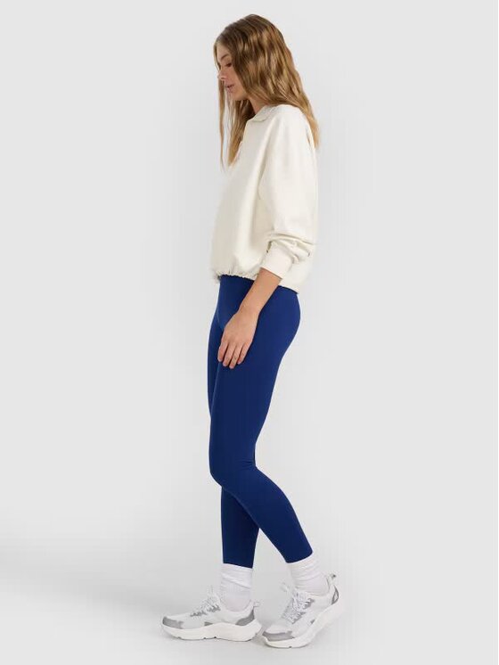 4F 4F Leggings 4FWMM00TTIGF195-031S Blu scuro Slim Fit
