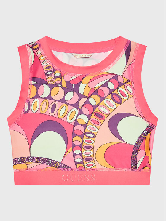 Guess Top J3GI27 MC01P Ružová Slim Fit