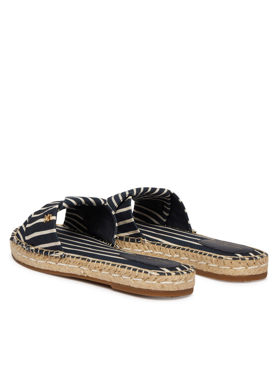 Tommy Hilfiger Tommy Hilfiger Şlapi Canvas FW0FW09140 Bleumarin