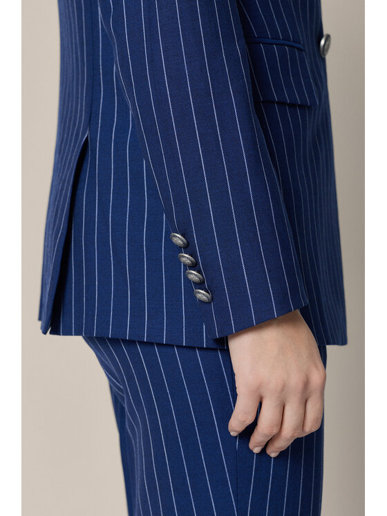 Lancerto Lancerto Marynarka Aniceta MA073126000001 Granatowy Slim Fit