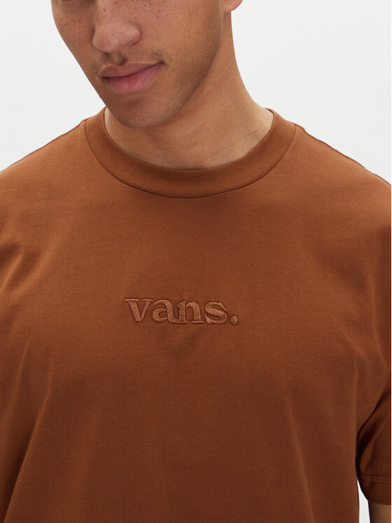 Vans Vans Tričko Essential VN000HPZ Hnedá Loose Fit