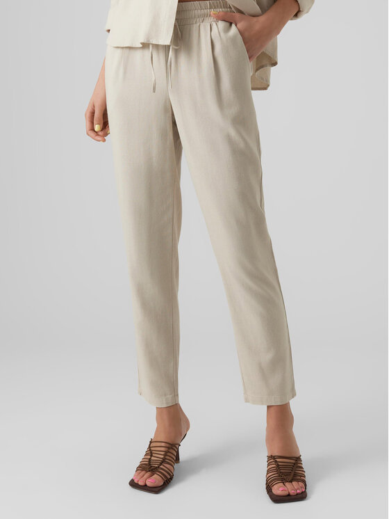 Vero Moda Pantaloni di tessuto Jesmilo 10279691 Grigio Regular Fit, taglia : XL