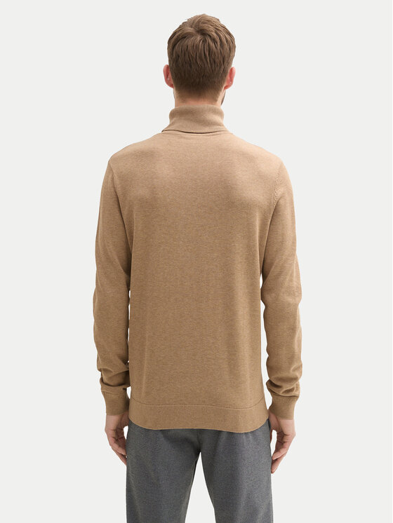Tom Tailor Tom Tailor Rollkragenpullover 1042456 Beige Regular Fit