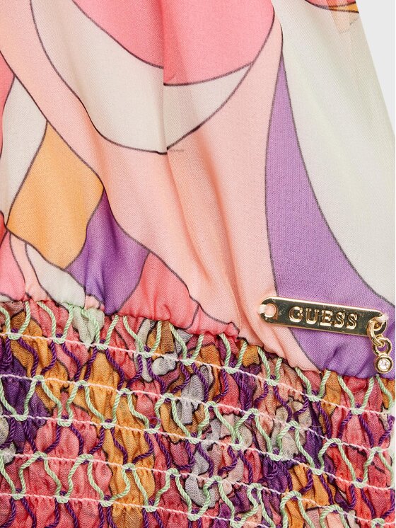 Guess Guess Blūze J3GH00 WA2T0 Oranžs Regular Fit