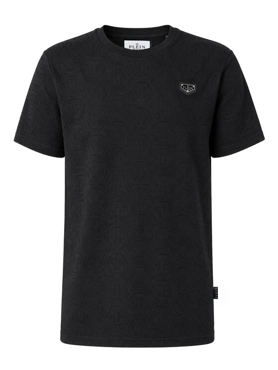 PHILIPP PLEIN PHILIPP PLEIN T-Shirt 31667 Czarny Regular Fit