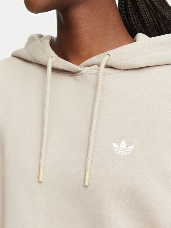 adidas adidas Μπλούζα Essentials Oversized Fleece Hoodie KR3591 Μπεζ Oversize