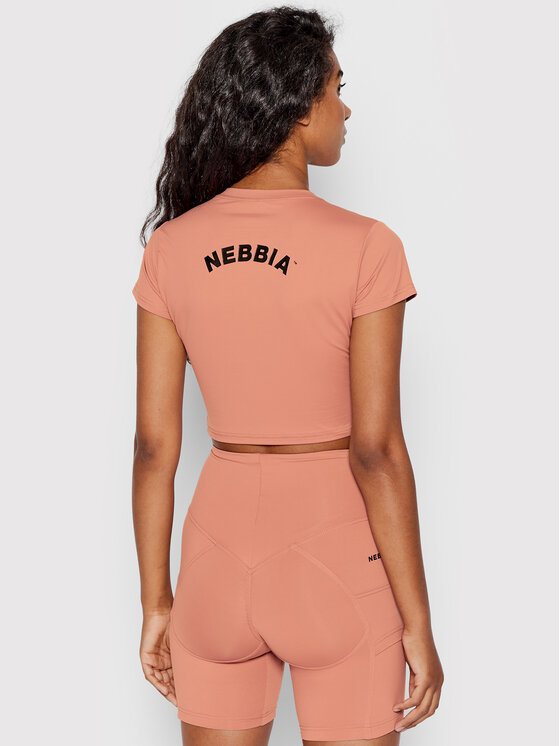 NEBBIA NEBBIA Tricou Sporty 584 Roz Slim Fit