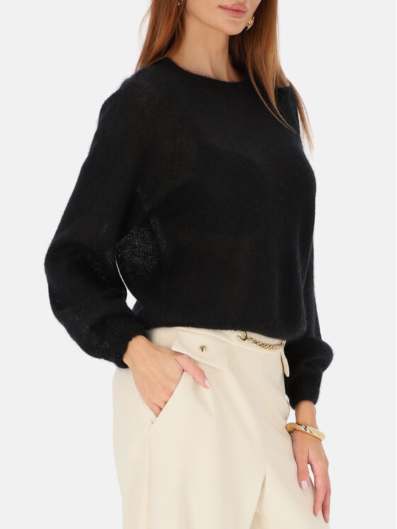 L’AF L’AF Sweter Kora Czarny Regular Fit