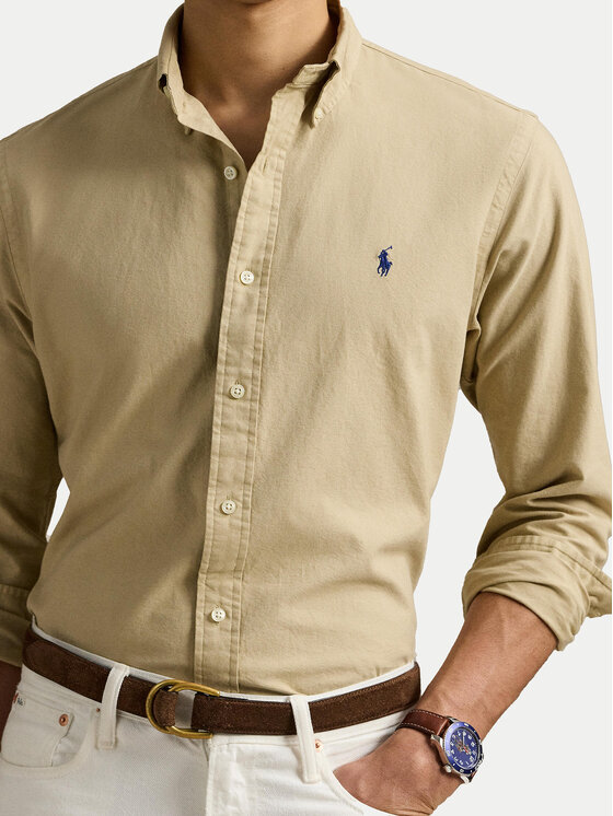 Polo Ralph Lauren Polo Ralph Lauren Srajca 710960643 Bež Regular Fit