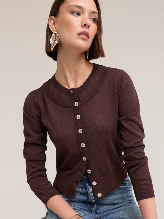 Motivi Motivi Maglione M301W004016N022 Marrone Regular Fit