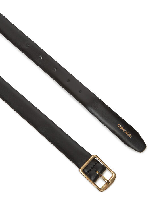Calvin Klein Calvin Klein Pasek Damski Classic Square Buckle Belt 20Mm LV04F7036G Czarny