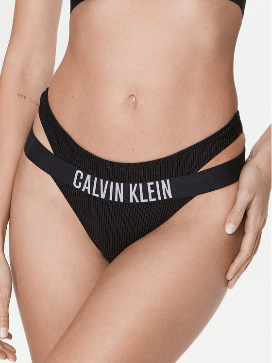 Calvin Klein Swimwear Bikini partea de sus KW0KW01967 Negru