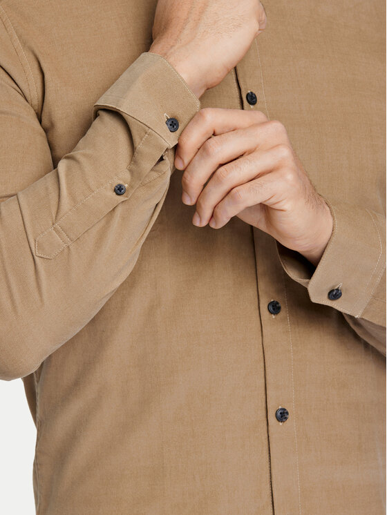 Lindbergh Lindbergh Marškiniai 30-203248A Smėlio Relaxed Fit