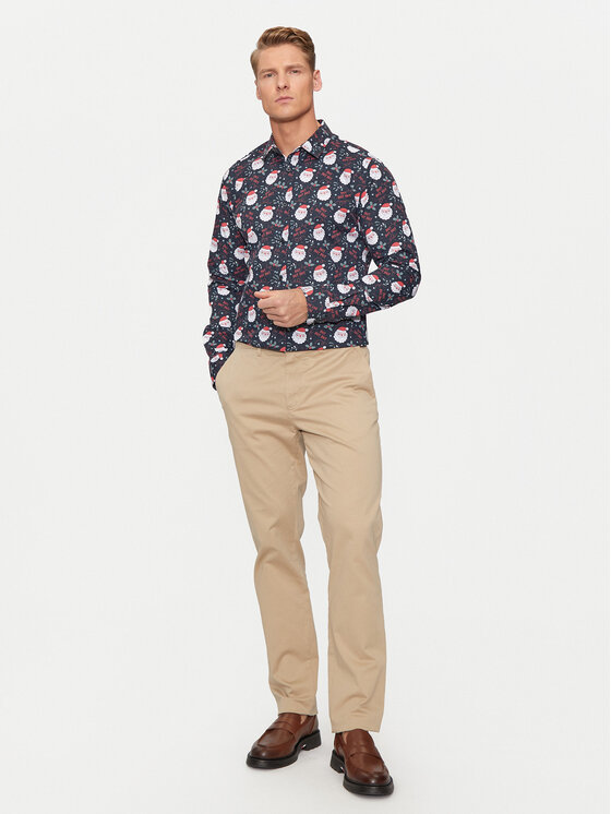 Only & Sons Only & Sons Košulja 22031026 Tamnoplava Slim Fit
