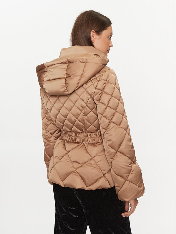 Guess Guess Vatovaná bunda W3BL35 WEX52 Béžová Regular Fit