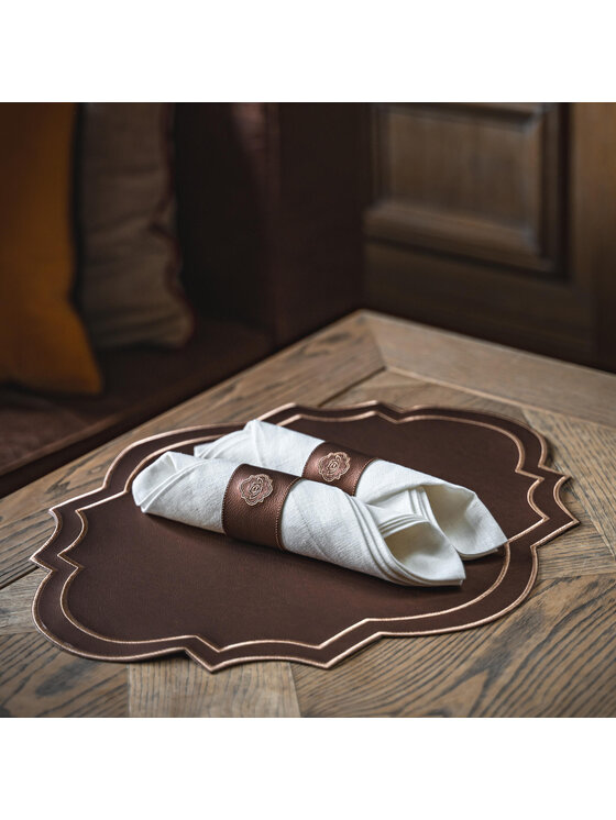 Roseberry Home Roseberry Home Podkładka na stół Heritage Cocoa Brązowy