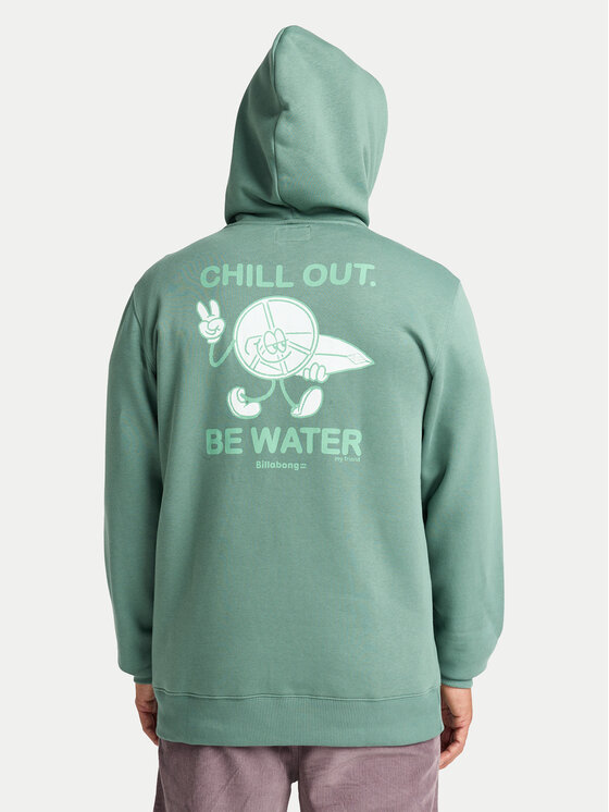 Billabong Billabong Μπλούζα Foundation Po EBYSF00175 Πράσινο Regular Fit