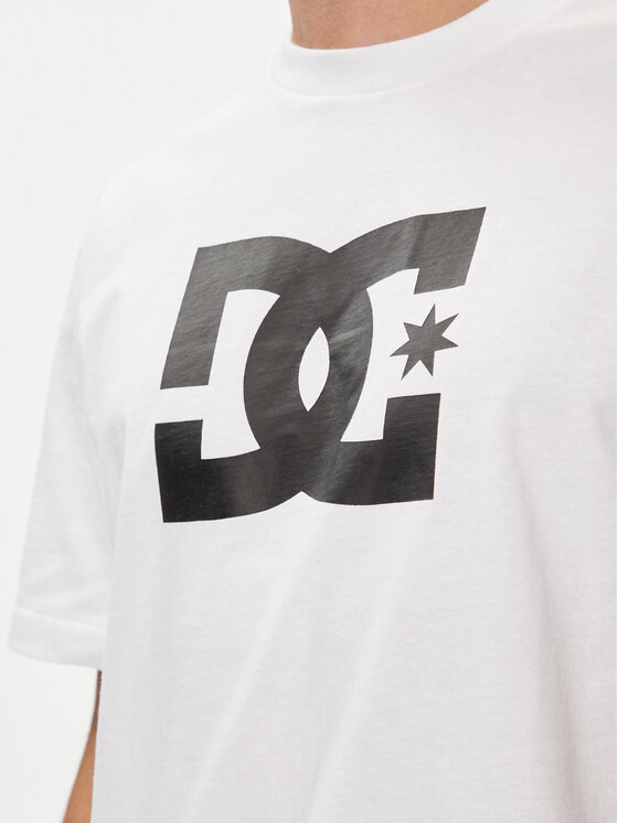 DC Shoes DC Shoes Tričko Star Hss ADYZT05373 Biela Relaxed Fit