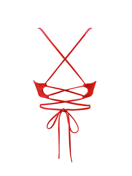 Love and Hate Love and Hate Bikini pezzo sopra Malibu Rosso