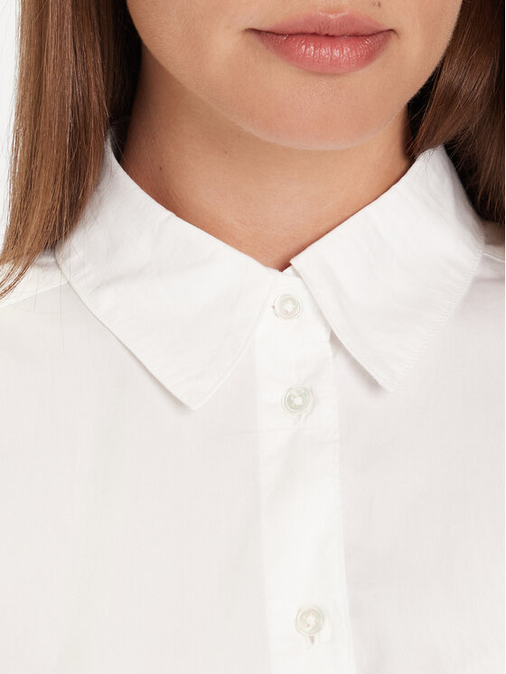Marc O'Polo Marc O'Polo Риза 508 1134 42221 Бял Boyfriend Fit