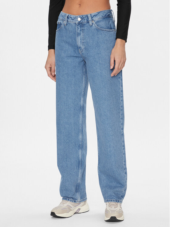 Calvin Klein Jeans Calvin Klein Jeans Blugi 90's J20J222440 Albastru Relaxed Fit