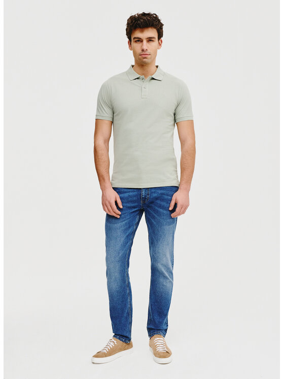 Pako Lorente Pako Lorente Polo P25SF-TX-003 Zielony Classic Fit