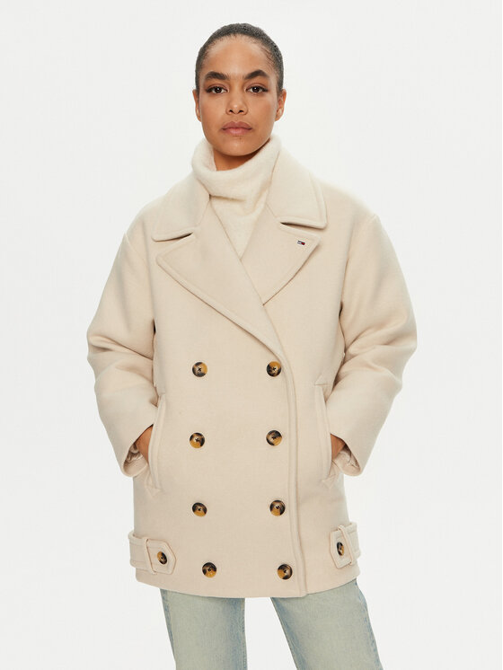 Tommy Jeans Tommy Jeans Übergangsmantel DW0DW19752 Beige Regular Fit