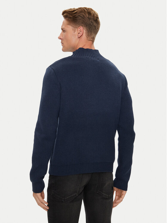 Richmond X Richmond X Rollkragenpullover Bodo UMA24107LU Dunkelblau Regular Fit