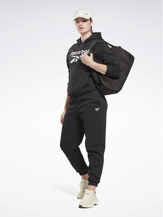 Reebok Reebok Bluza Identity Big Logo H54748 Czarny Loose Fit