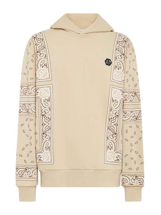 PHILIPP PLEIN PHILIPP PLEIN Mikina 2267 Béžová Regular Fit