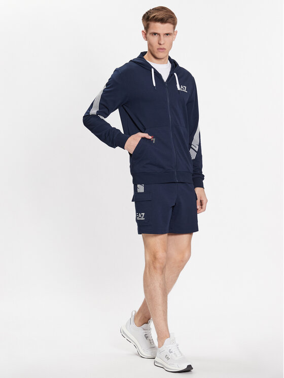 EA7 Emporio Armani EA7 Emporio Armani Sportiniai šortai 3RPS55 PJLIZ 1554 Tamsiai mėlyna Regular Fit