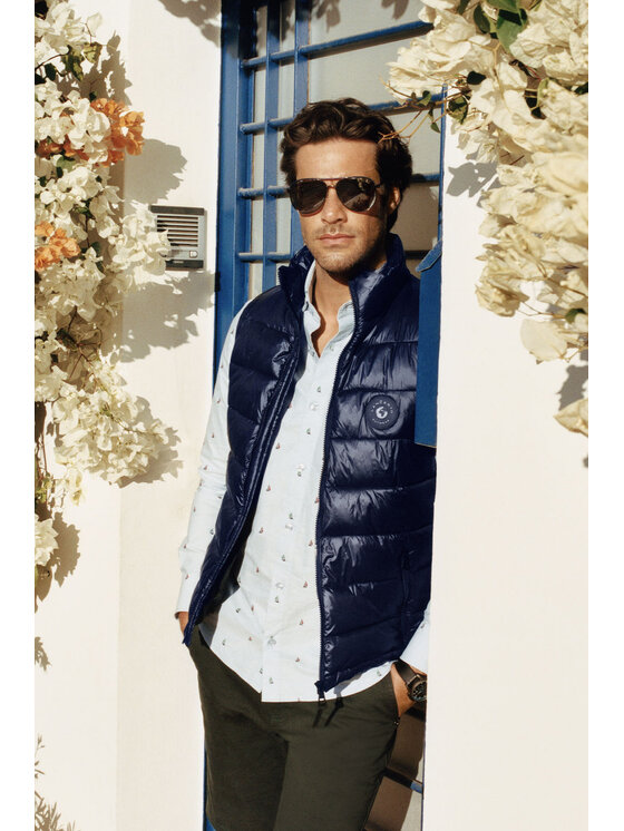 Lancerto Lancerto Kamizelka Sydney KA131123000001 Granatowy Slim Fit