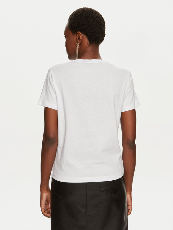Just Cavalli Just Cavalli T-särk 76PAHG12 Valge Regular Fit