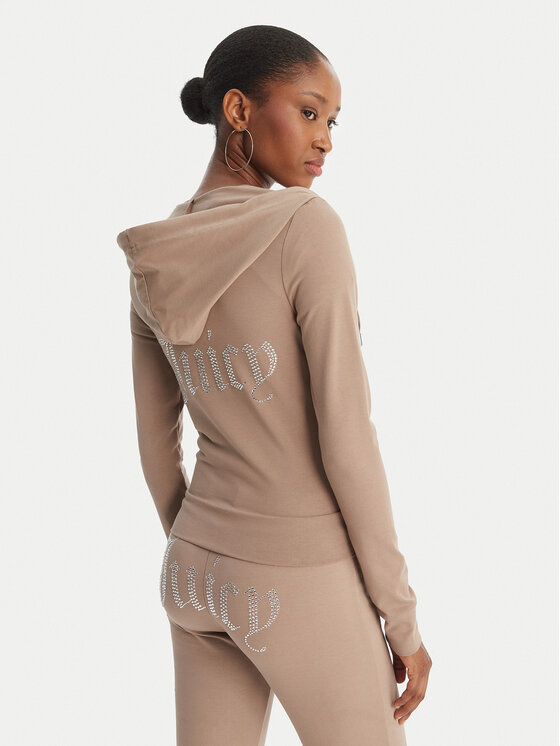 Juicy Couture Juicy Couture Sweatshirt Oola JCWAS126306 Beige Slim Fit