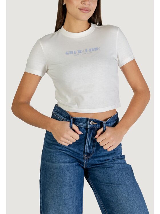 Calvin Klein Jeans Calvin Klein Jeans T-shirt LV047E823G Beige Casual Fit