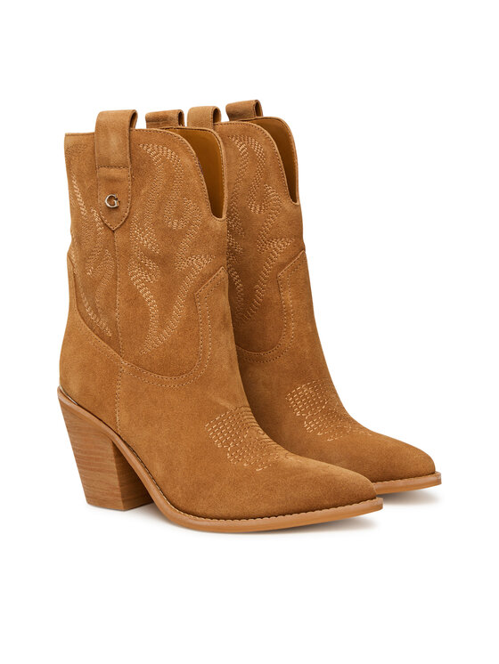 Guess Guess Καουμπόικες Μπότες & Μποτάκια FLTSAL SUE10 Καφέ