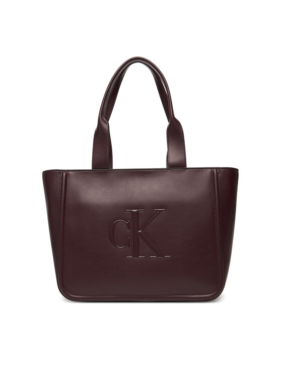 Calvin Klein Calvin Klein Torbica Bold Ck Medium Tote LV04F3218G Tamnocrvena
