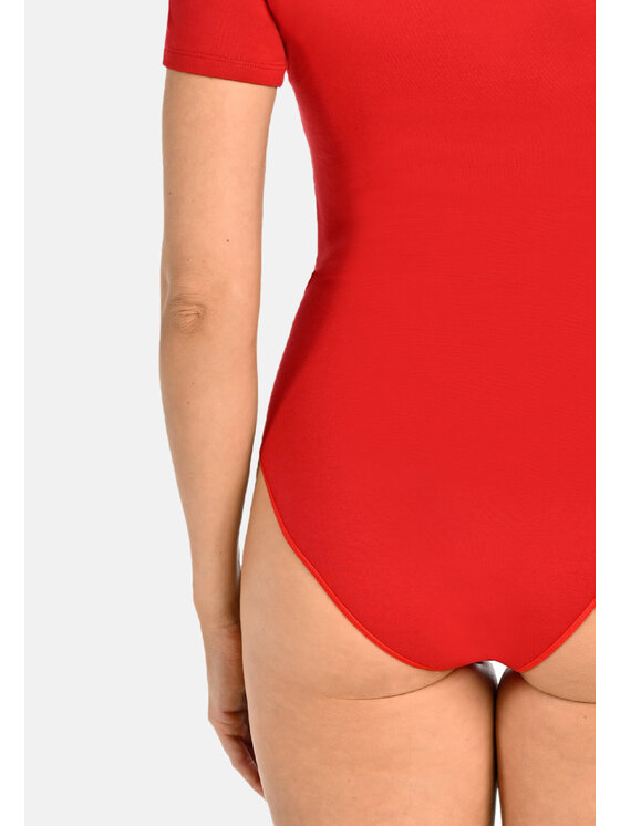 Teyli Teyli Body 184 Czerwony Regular Fit
