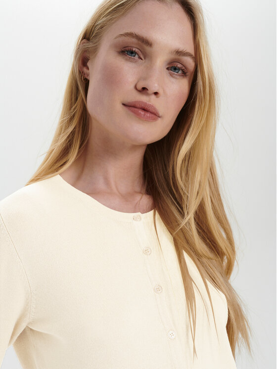 Cardigan 30500005 Bianco Classic Fit