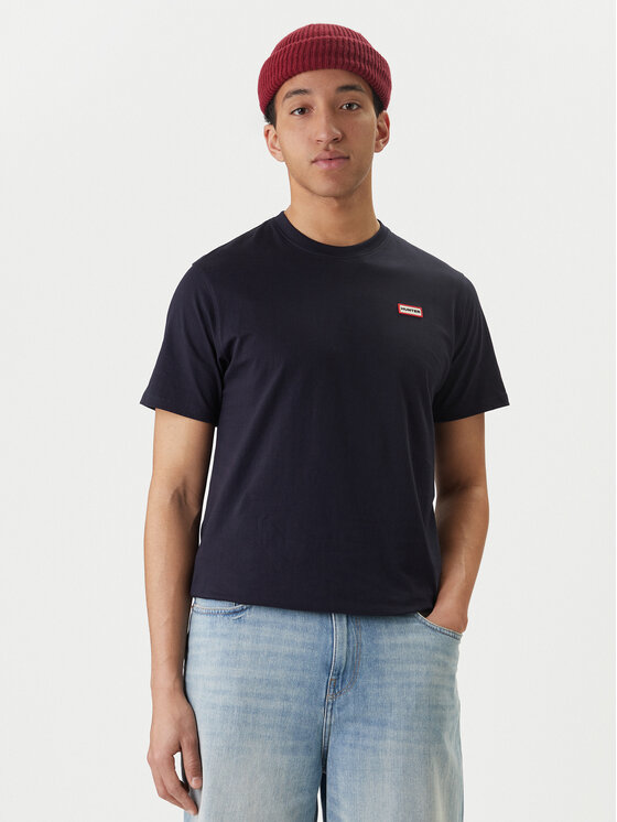 Hunter Hunter Póló Essentials HARM0085252 Sötétkék Regular Fit
