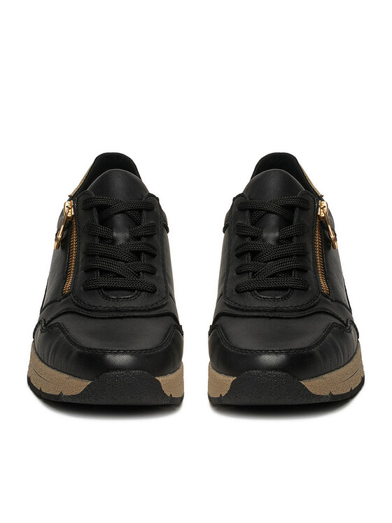 Rieker Rieker Sneakersy N9301-00 Czarny
