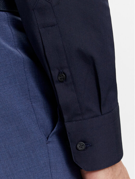 Calvin Klein Calvin Klein Koszula K10K110856 Granatowy Slim Fit