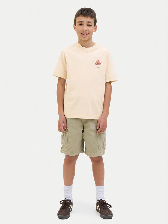 Jack & Jones Junior Jack & Jones Junior Tričko Canggu 12278649 Béžová Relaxed Fit