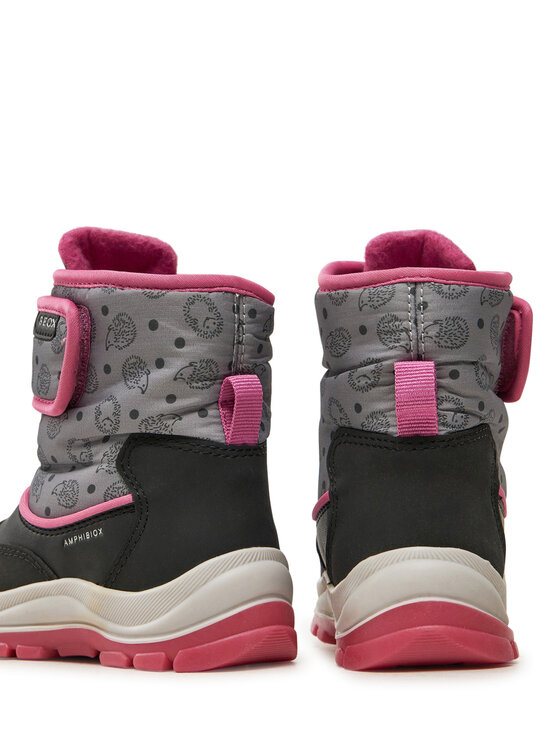 Geox Geox Μπότες Χιονιού B Flanfil Girl B Abx B263WG 0BCMN C9235 S Μαύρο