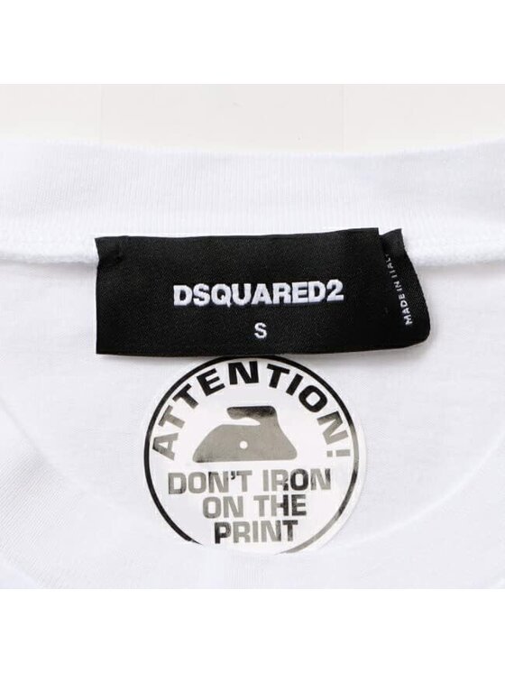 Dsquared2 Dsquared2 T-Shirt S71GD1116 Bílá Slim Fit