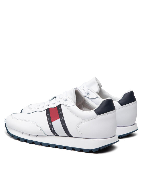 Tommy Jeans Tommy Jeans Sneakers Leather Runner EM0EM00898 Bianco