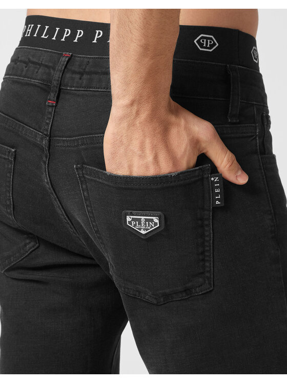 PHILIPP PLEIN PHILIPP PLEIN Jeansy 67 Černá Slim Fit