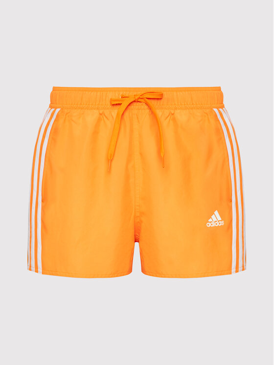 adidas adidas Szorty kąpielowe Classic 3-Stripes HA0401 Pomarańczowy Regular Fit