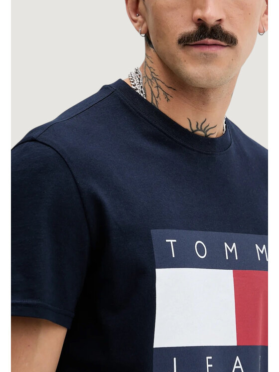 Tommy Jeans Tommy Jeans T-shirt DM0DM22645 Blu Casual Fit